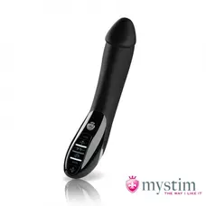 Mystim Tickling Truman eStim - Вибратор с электростимуляцией, 17х4.3 см., (черный)