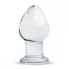 Gildo Glass Buttplug No. 26 стеклянная анальная пробка, 9х4.5 см