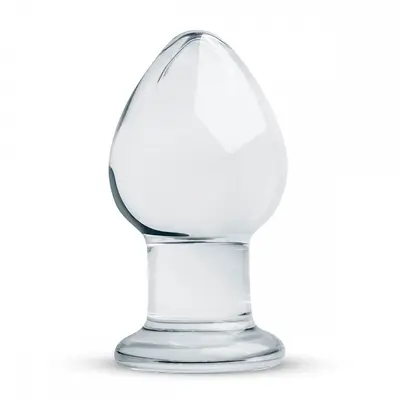 Gildo Glass Buttplug No. 26 стеклянная анальная пробка, 9х4.5 см