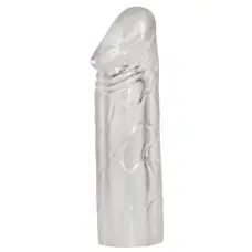 Mega Dick Sleeve - Насадка на пеніс, +5 см (прозорий)