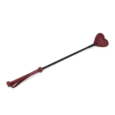 Шльопалка-сердечко Liebe Seele Wine Red Riding Crop with Heart-Shape Tip