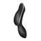 Satisfyer Curvy Trinity 2 - Вакуумный клиторальный стимулятор и массажер для точки G, 16.8х3.8 см (чёрный)