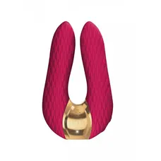 Shunga - Aiko Intimate Massager - Вибромассажер, 10.8х6.5 см (малиновый)