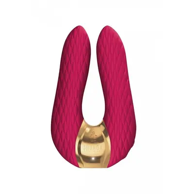 Shunga - Aiko Intimate Massager - Вибромассажер, 10.8х6.5 см (малиновый)