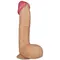 LoveToy Legendary King Sized Realistic Dildo 10.5" - Великий реалістичний фалоімітатор, 28х5.5 см