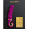 Gvibe Gjack Mini - Анатомический витой вибратор, 19х3.5 см (фиолетовый)
