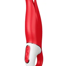 Satisfyer Vibes Power Flower - оригинальный вибромассажер, 19х4.6 см (красный)