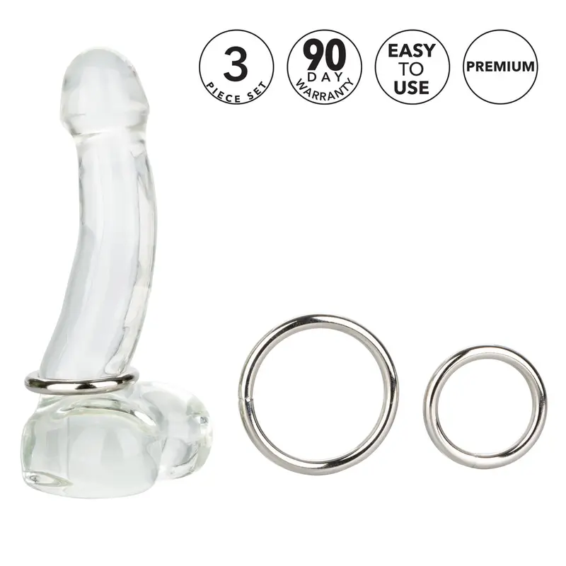 Набор колец Silver Ring - 3 Piece Set Набор колец Silver Ring - 3 Piece Set