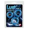 Lust 3 Blue - Набор эрекционных колец, 3 шт (синий)