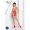 Passion BS087 - Боди-бодистокинг, S-L (красный)