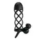 LyBaile Pretty Love Vibro Penis Sleeve Black I - Насадка на член, 13.5х3.6 см