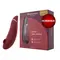 Womanizer Premium 2 + Лубрикант 50 мл - Инновационный клиторальный вакуумный стимулятор, 15.5х3.5 см (бордовый)