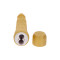 Get Real Gold Dicker Slim Vibrator - Вибратор на батарейках, 16х4.7 см (золотистый)