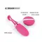 Dorcel Secret Delight Magenta віброяйце з пультом ДК, турборежимом та голосовим керуванням, 7х3.2 см (рожевий)