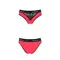 Passion PS001 Panties - Трусики з широкою резинкою та мереживом (червоні, розмір L)