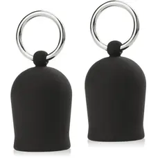 Orion Black Velvets Nipple Suckers - Помпи для сосків, 4х2.1 см