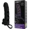 LyBaile Pretty Love Vibrating Penis Sleeve Black - Силіконова насадка з вібрацією, 15.2х3.3 см