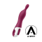 Satisfyer - A-Mazing 1 - Инновационный вибратор для точки А, 21.7х3.8 см (ягодный)