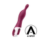 Satisfyer - A-Mazing 1 - Инновационный вибратор для точки А, 21.7х3.8 см (ягодный)