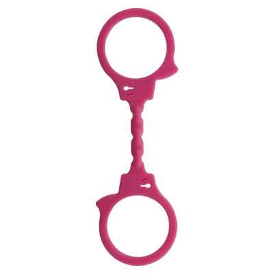 ToyJoy Stretchy Fun Cuffs Pink - Наручники, 25 см (розовые)