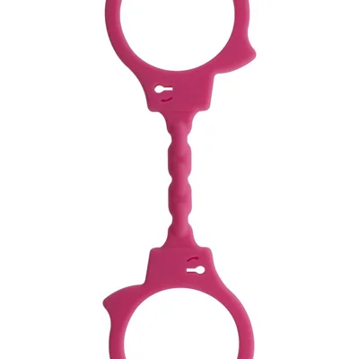 ToyJoy Stretchy Fun Cuffs Pink - Наручники, 25 см (розовые)