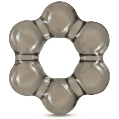 Stay Hard Thick Bead Cock Ring - Эрекционное кольцо, 5х1,9 см (черный)