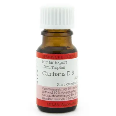 Milan Cantharis D6 - збудливі краплі унісекс, 10 мл