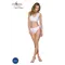 Passion PS005 Top - Спортивний топ з еластичної бавовни, L (білий)