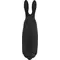 Adrien Lastic Pocket Vibe Rabbit Black - віброкуль зі стимулюючими вушками, 8.5х2.3 см (чорна)