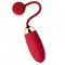 Svakom Ella Vibrating Egg Red-віброяйце зі смарт-управлінням, 21. 5х3. 3 см (кораловий)