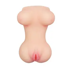 LoveToy X-Basic Pocket Boobs & Pussy - Мастурбатор, 12 см (тілесний)