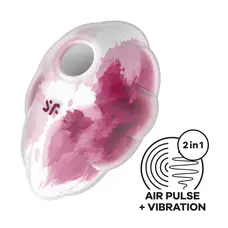 Satisfyer Cloud Dancer - Вакуумный стимулятор, 9 см (красный)