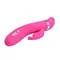 LyBaile Pretty Love Ingram Vibrator - Вібратор-кролик з електростимуляцією, 19.2х3.5 см (рожевий)