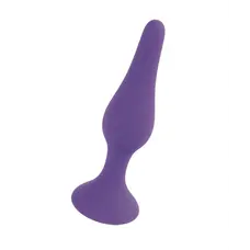 Boss Silicone Plug Small - Анальна пробка, 10 см (фіолетовий)