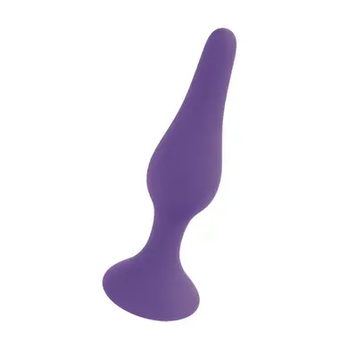 Boss Silicone Plug Small - Анальна пробка, 10 см (фіолетовий)