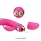LyBaile Pretty Love Ingram Vibrator - Вібратор-кролик з електростимуляцією, 19.2х3.5 см (рожевий)