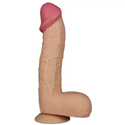 LoveToy Legendary King Sized Realistic Dildo 10.5 " - Большой реалистичный фаллоимитатор, 28х5.5 см