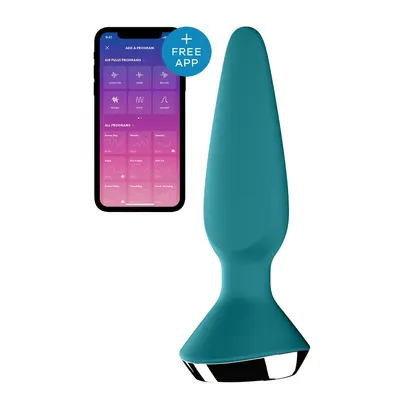 Satisfyer Plug-ilicious 1 - Анальная смарт-пробка, 14х3 см, (зеленая)