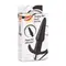 Frisky Smooth Vibrating Anal Plug - Black - Анальная пробка с вибрацией, 12х3 см (черный)