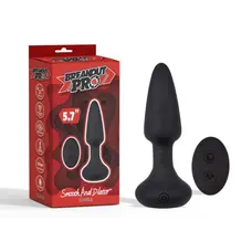 Chisa Breakout Pro Smooth Anal Dilator - Анальна пробка з вібрацією, 14.5х3.8 см (чорний)