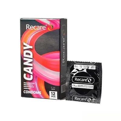 Holographic Recare Delay Candy Condoms 12 шт, пролонгуючий ефект