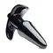 Frisky Smooth Vibrating Anal Plug - Black - Анальная пробка с вибрацией, 12х3 см (черный)