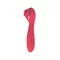 KisToy Polly Plus - Вакуумний вібратор, 16.8х3.5 см (червоний)