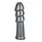 Doc Johnson American Bombshell B-10 Warhead Gun Metal, фаллоимитатор для фистинга, 25.4х6,9 см