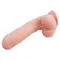 T-skin ReaL Bottomless Pleasure - Фаллоимитатор на присоске, 20х4.5 см