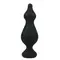 Adrien Lastic Amuse Big Black (L) - анальна пробка з двома переходами, 13.5х4.1см (чорний)