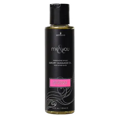 Sensuva - Me&You Pink Grapefruit & Vanilla Bean - Массажное масло с феромонами, 125 мл (грейпфрут-ваниль)