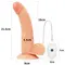 LoveToy Easy Strapon Set 8.5'' - м'який страпон з реалістичним вібратором, 21.5х4.5 см (тілесний)