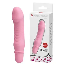 Pretty Love Stev Vibrator Light Pink - Вібратор, 13,5 см (рожевий)
