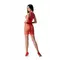 Мини-платье с вертикальным узором Passion BS097, One Size